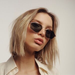 VEHLA Piper Sunglasses Gold/Olive